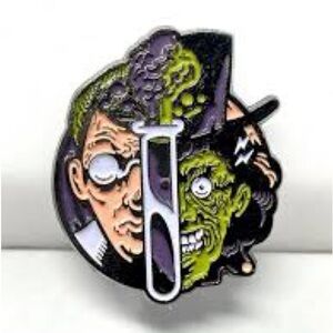 Loot Crate exclusive "Alter-Ego" Dr. Jekyll & Mr. Hyde June 2017 pin